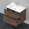 Duravit Waschtischunterbau D-NEO 625x784x452mm 1 Ausz. 1 Schubk. NB dkl