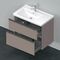 Duravit Waschtischunterbau D-NEO 625x784x452mm 1 Ausz. 1 Schubk. bas matt