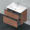 Duravit Waschtischunterbau D-NEO 625x784x452mm 1 Ausz. 1 Schubk. NB natur