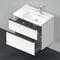 Duravit Waschtischunterbau D-NEO 625x784x452mm 1 Ausz. 1 Schubk. we matt