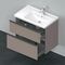 Duravit Waschtischunterbau D-NEO 625x784x452mm 1 Ausz. 1 Schubk. bas matt