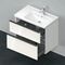 Duravit Waschtischunterbau D-NEO 625x784x452mm 1 Ausz. 1 Schubk. we hgl