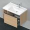Duravit Waschtischunterbau D-NEO 625x784x452mm 1 Ausz. Regal seitl Ei na