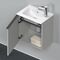 Duravit Waschtischunterbau D-NEO 440x410x274mm 1 Tür TA li betongr ma