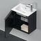 Duravit Waschtischunterbau D-NEO 440x410x274mm 1 Tür Türanschl li Ei sw