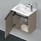 Duravit Waschtischunterbau D-NEO 440x410x274mm 1 Tür Türanschl li leinen