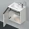 Duravit Waschtischunterbau D-NEO 440x410x274mm 1 Tür Türanschl li we hgl