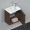 Duravit Waschtischunterbau D-NEO 440x410x274mm 1 Tür Türanschl re NB dkl