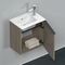 Duravit Waschtischunterbau D-NEO 440x410x274mm 1 Tür Türanschl re Ei Ter