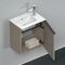 Duravit Waschtischunterbau D-NEO 440x410x274mm 1 Tür Türanschl re leinen
