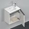 Duravit Waschtischunterbau D-NEO 440x410x274mm 1 Tür Türanschl re we hgl