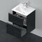 Duravit Waschtischunterbau D-NEO 625x510x402mm 1 Ausz. 1 Schubk. Ei sw