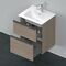 Duravit Waschtischunterbau D-NEO 625x510x402mm 1 Ausz. 1 Schubk. Ei terra