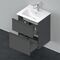 Duravit Waschtischunterbau D-NEO 625x510x402mm 1 Ausz. 1 Schubk. grap ma