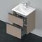 Duravit Waschtischunterbau D-NEO 625x510x402mm 1 Ausz. 1 Schubk. leinen