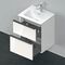 Duravit Waschtischunterbau D-NEO 625x510x402mm 1 Ausz. 1 Schubk. we hgl