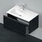 Duravit Waschtischunterbau D-NEO 1 Auszug 440x810x462mm eiche schwarz