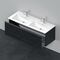 Duravit Waschtischunterbau D-NEO 440x1280x462mm, 1 Auszug eiche schwarz