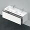 Duravit Waschtischunterbau D-NEO 440x1280x462mm, 1 Auszug weiß matt
