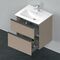 Duravit Waschtischunterbau D-NEO 1 Ausz. 1 Schubk. 625x610x462mm leinen