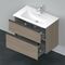 Duravit Waschtischunterbau D-NEO 1 Ausz. 1 Schubk. 625x810x462mm Ei terra