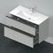 Duravit Waschtischunterbau D-NEO 1 Ausz. 1 Schubk 625x1010x462mm bet-gr m
