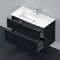 Duravit Waschtischunterbau D-NEO 1 Ausz. 1 Schubk. 625x1010x462mm Ei sw