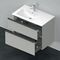 Duravit Waschtischunterbau D-NEO 625x810x462mm 1 Ausz. 1 Schubk bet-gr ma