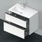 Duravit Waschtischunterbau D-NEO 625x810x462mm 1 Ausz. 1 Schubk. we matt