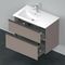 Duravit Waschtischunterbau D-NEO 625x810x462mm 1 Ausz. 1 Schubk. bas matt