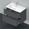Duravit Waschtischunterbau D-NEO 625x810x462mm 1 Ausz. 1 Schubk. grap ma