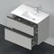 Duravit Waschtischunterbau D-NEO 625x810x462mm 1 Ausz. 1 Schubk bet-gr ma