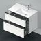 Duravit Waschtischunterbau D-NEO 625x810x462mm 1 Ausz. 1 Schubk. we matt