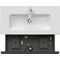 Duravit Waschtischunterbau D-NEO Compact 1 Auszug 440x810x372mm basalt matt