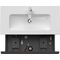 Duravit Waschtischunterbau D-NEO Compact 1 Auszug 440x810x372mm graphit matt
