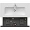 Duravit Waschtischunterbau D-NEO Compact 1 Auszug 440x810x372mm taupe