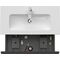Duravit Waschtischunterbau D-NEO Compact 1 Auszug 440x810x372mm weiß hochglanz