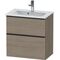 Duravit Waschtischunterbau D-NEO Compact 1 Ausz. 1 Schubk. 625x610x372mm Ei terr