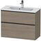 Duravit Waschtischunterbau D-NEO Compact 1 Ausz. 1 Schubk. 625x810x372mm Ei terr