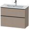 Duravit Waschtischunterbau D-NEO Compact 1 Ausz. 1 Schubk. 625x810x372mm leinen