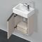 Duravit Waschtischunterbau D-NEO 440x364x222mm 1 Tür Türanschl li taupe