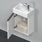 Duravit Waschtischunterbau D-NEO 440x364x222mm 1 Tür Türanschl li we hgl