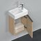 Duravit Waschtischunterbau D-NEO 440x364x222mm 1 Tür Türanschl re Ei na