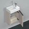 Duravit Waschtischunterbau D-NEO 440x364x222mm 1 Tür Türanschl re taupe
