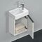 Duravit Waschtischunterbau D-NEO 440x364x222mm 1 Tür Türanschl re we hgl