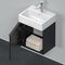Duravit Waschtischunterbau D-NEO 440x434x322mm 1 Tür Türanschl li Ei sw