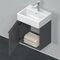 Duravit Waschtischunterbau D-NEO 440x434x322mm 1 Tür Türanschl li grap ma