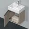 Duravit Waschtischunterbau D-NEO 440x434x322mm 1 Tür Türanschl li leinen