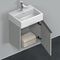 Duravit Waschtischunterbau D-NEO 440x434x322mm 1 Tür TA re betongr ma