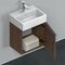 Duravit Waschtischunterbau D-NEO 440x434x322mm 1 Tür Türanschl re NB dkl